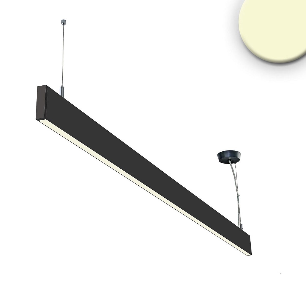 ISOLED 114000 LED H�ngeleuchte Linear Up&Down 1200mm 3000K schwarz