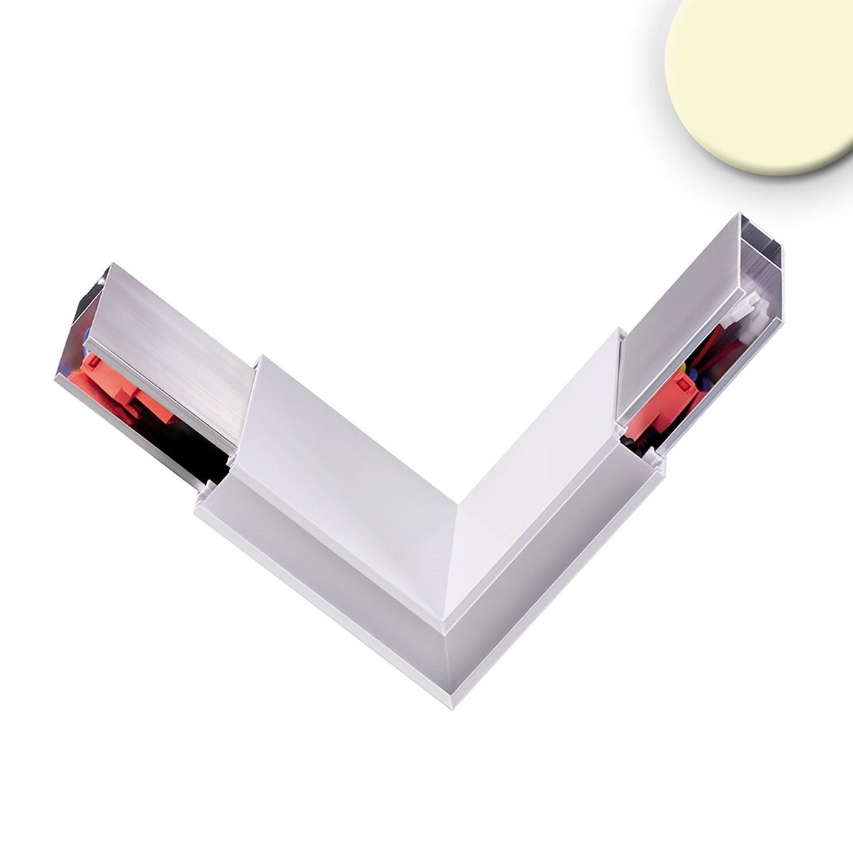 ISOLED 114038 Eckverbinder f�r H�ngeleuchte Linear Up&Down 3000K wei�