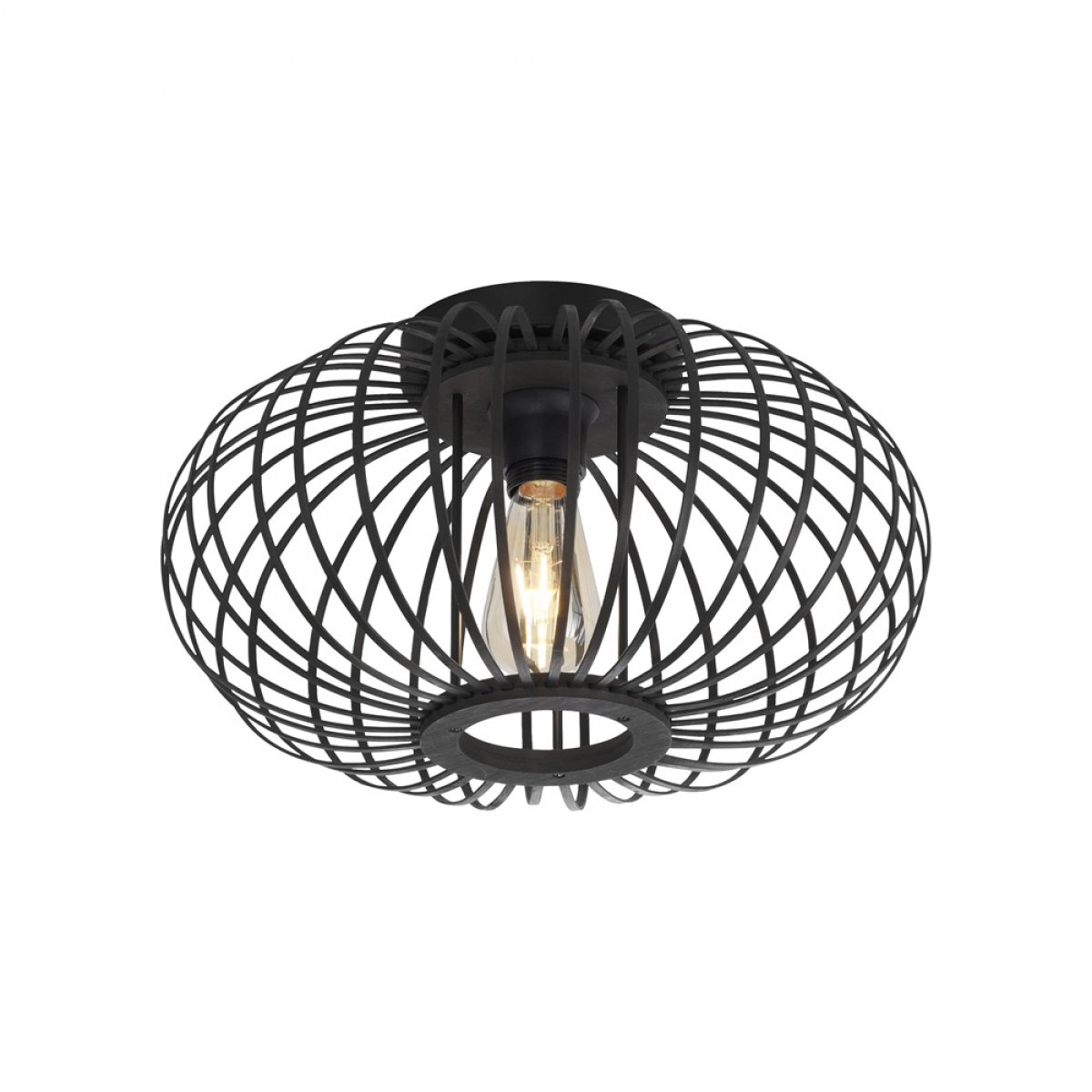 JUST LIGHT 11410-18 RACOON Deckenleuchte schwarz 40cm E27