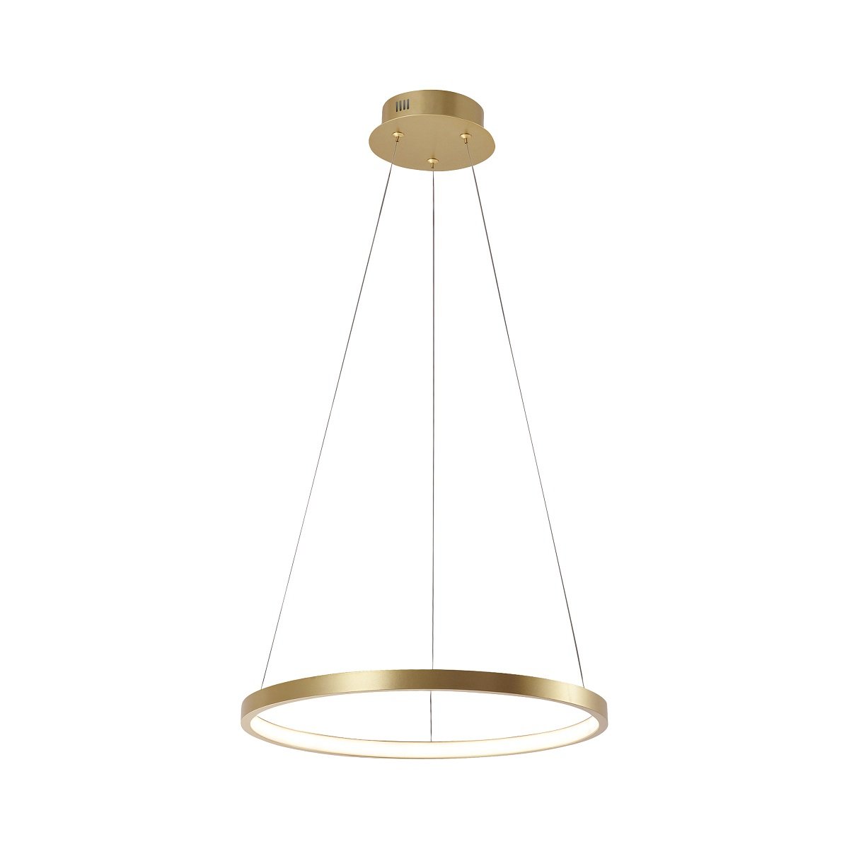 JUST LIGHT 11522-12 LED Pendelleuchte Circle 39cm 3000K Gold