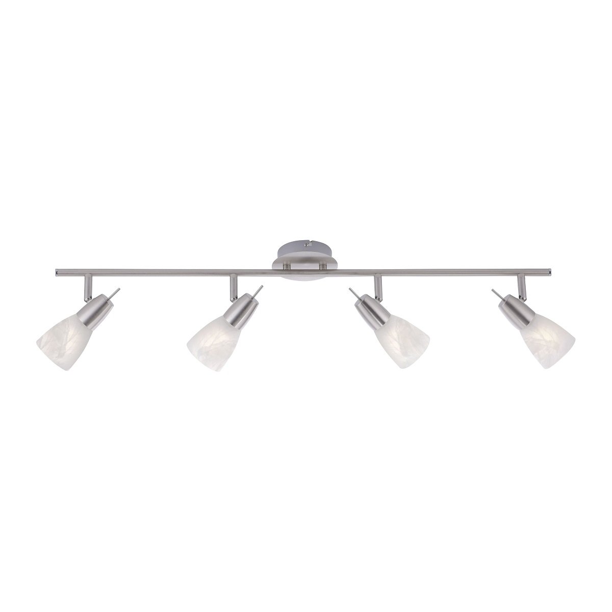 JUST LIGHT 11864-55 LED Deckenleuchte Julia 4-flammig 3000K GU10 Stahl