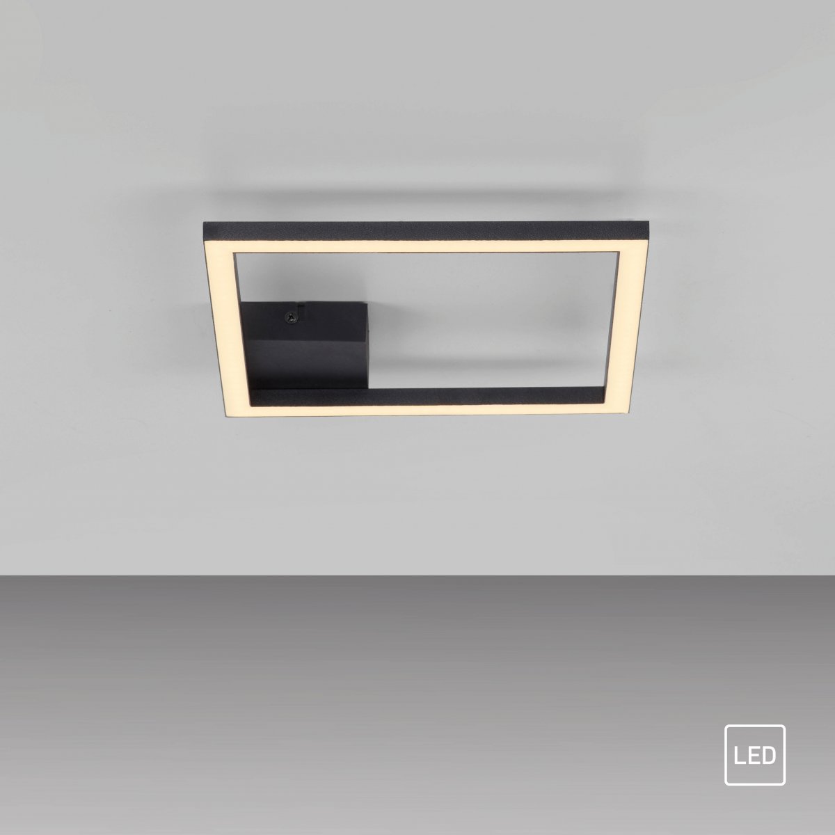 JUST LIGHT 14707-18 IVEN Deckenleuchte schwarz 3000K
