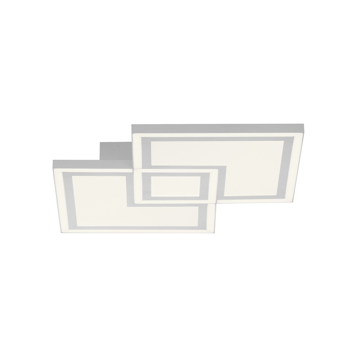 JUST LIGHT 14880-16 BEDGING LED Deckenleuchte wei� 40x40cm