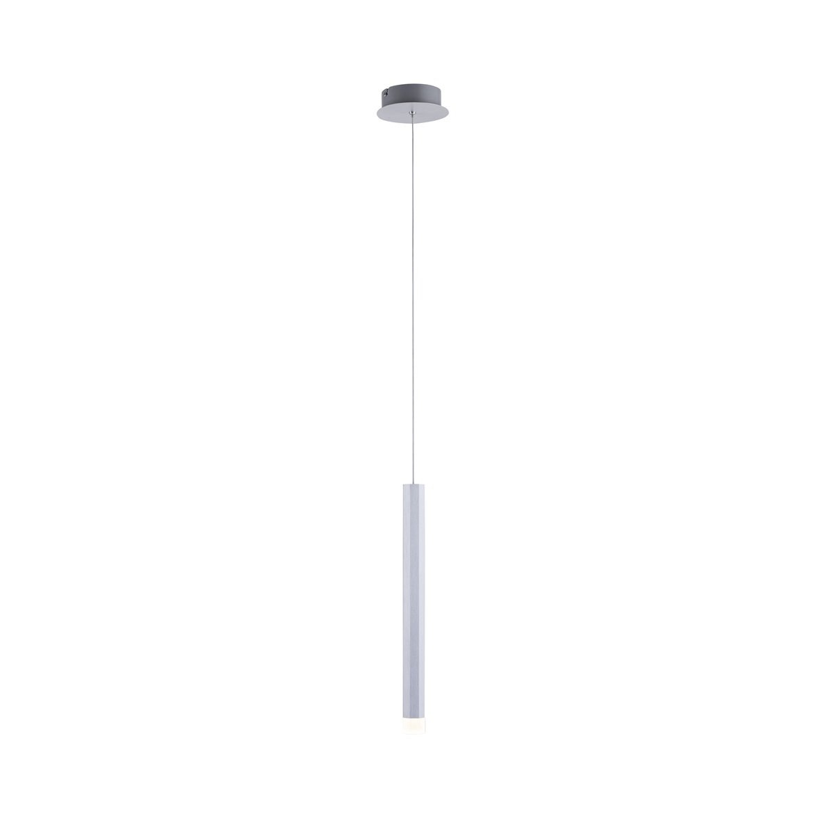 JUST LIGHT 15202-95 BRUNO LED Pendelleuchte 1-flammig aluminium 3000K