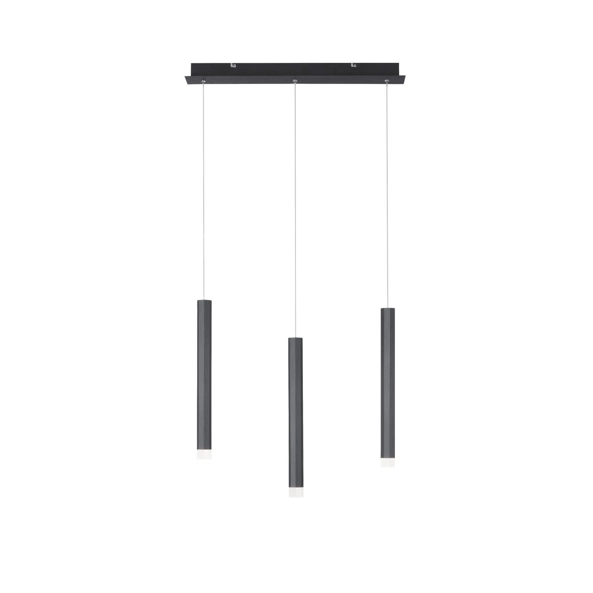 JUST LIGHT 15203-18 BRUNO LED Pendelleuchte 3-flammig schwarz 3000K