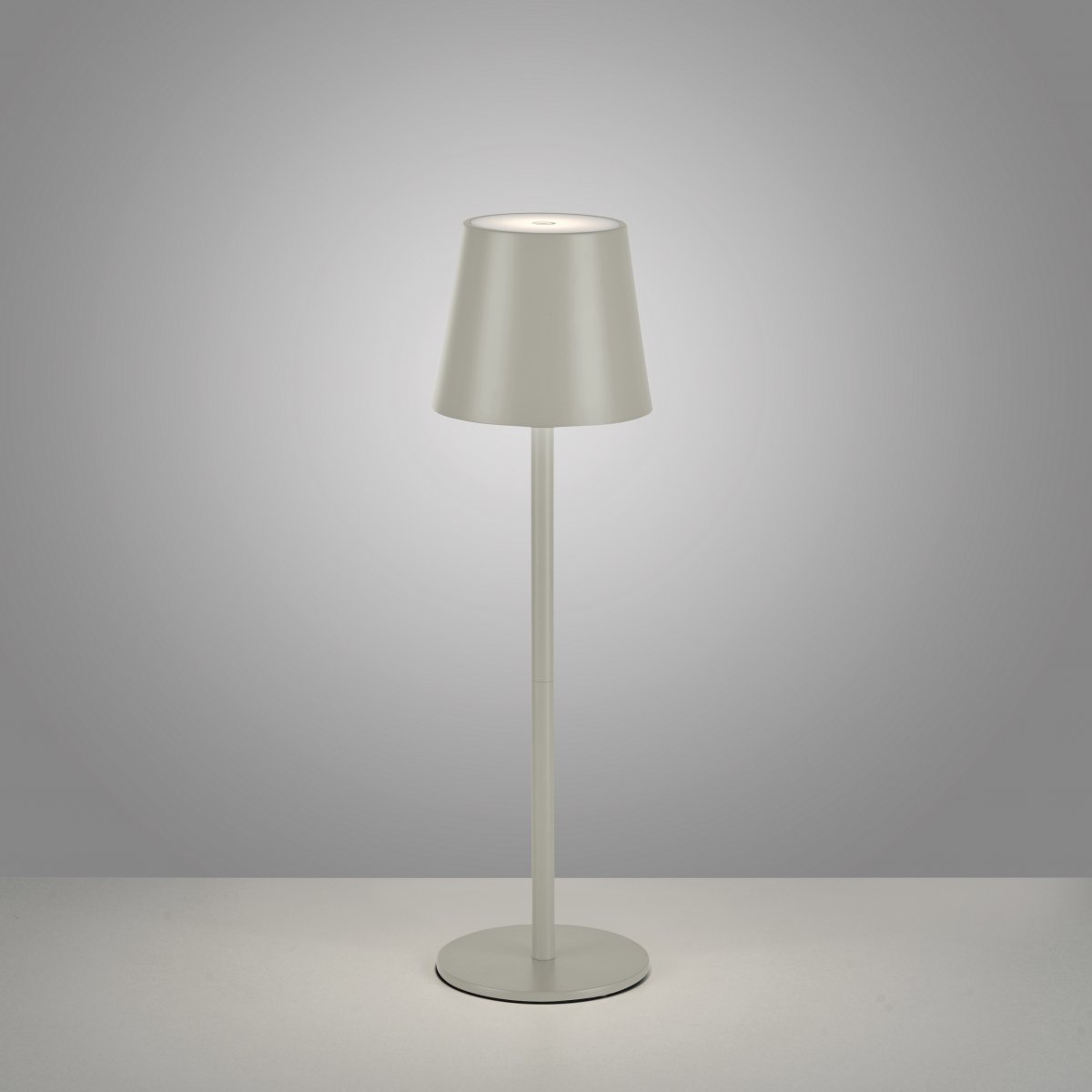 Just Light 19250-40 LED Akku Tischleuchte EURIA grau IP54