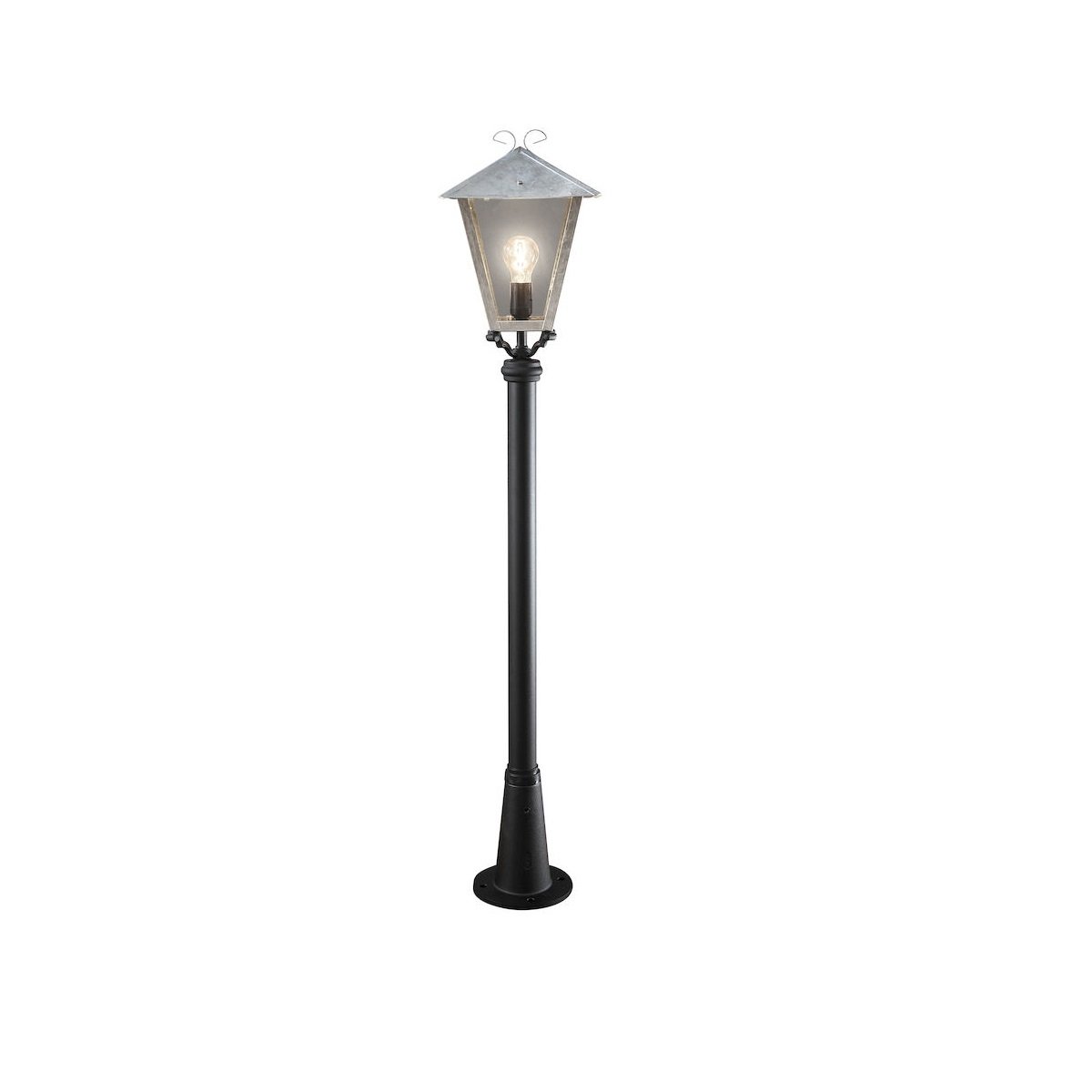 KONSTSMIDE 436-320 Wegeleuchte Benu zink E27 128cm