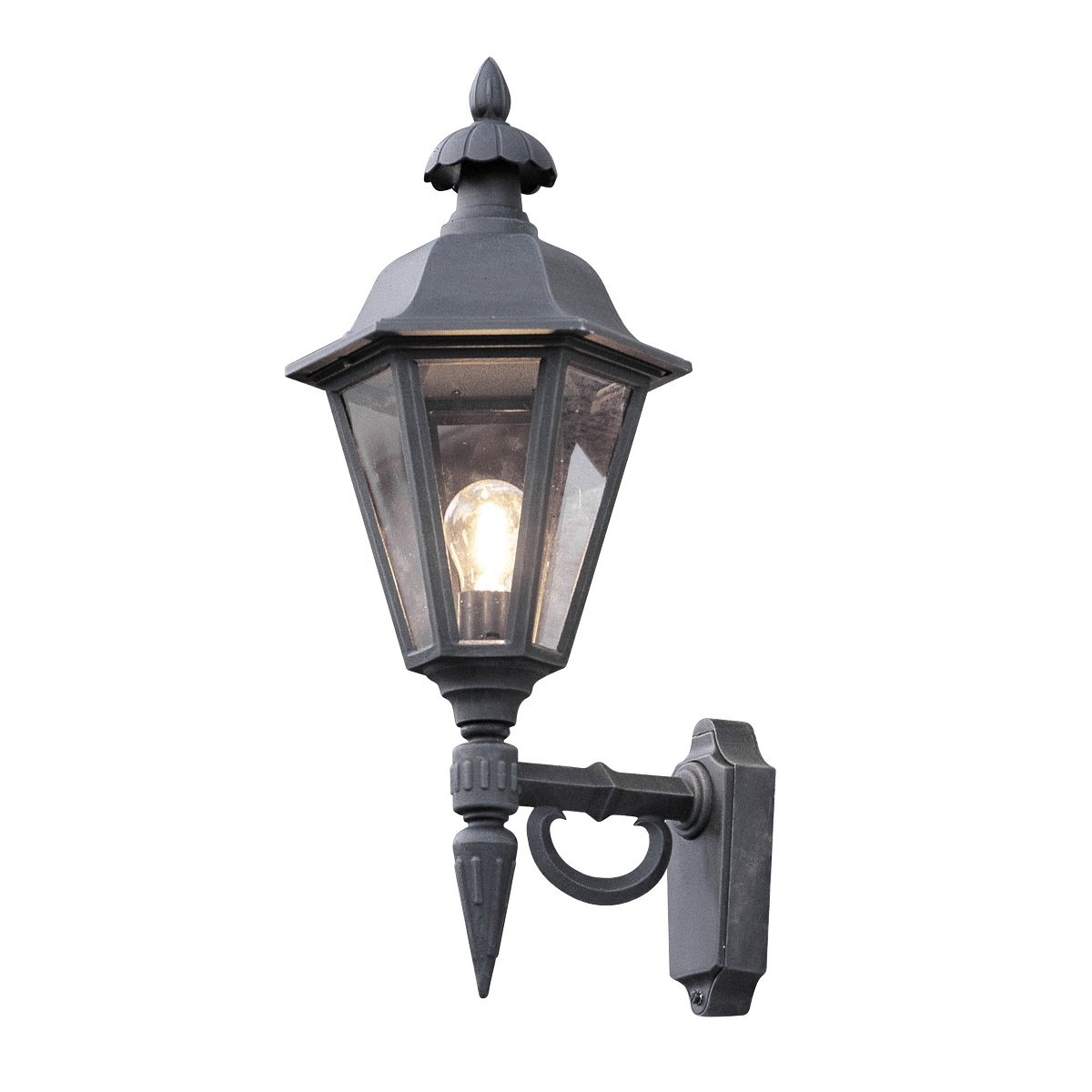 KONSTSMIDE 481-750 Wandleuchte Pallas schwarz E27 IP23