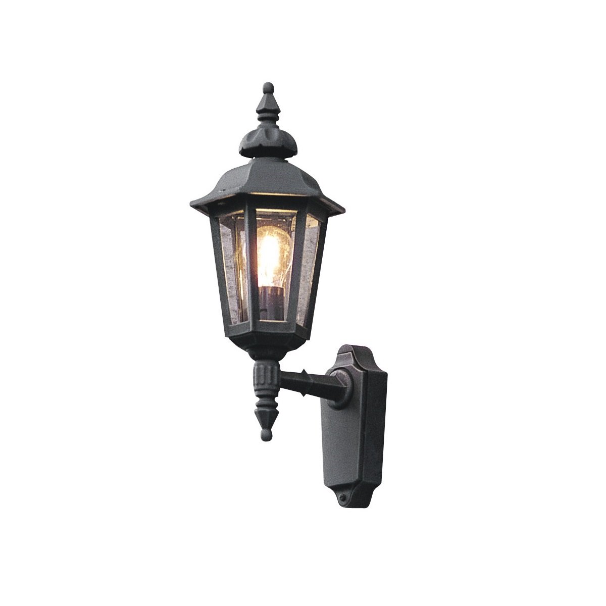KONSTSMIDE 518-750 Wandleuchte Pallas schwarz E27 IP23