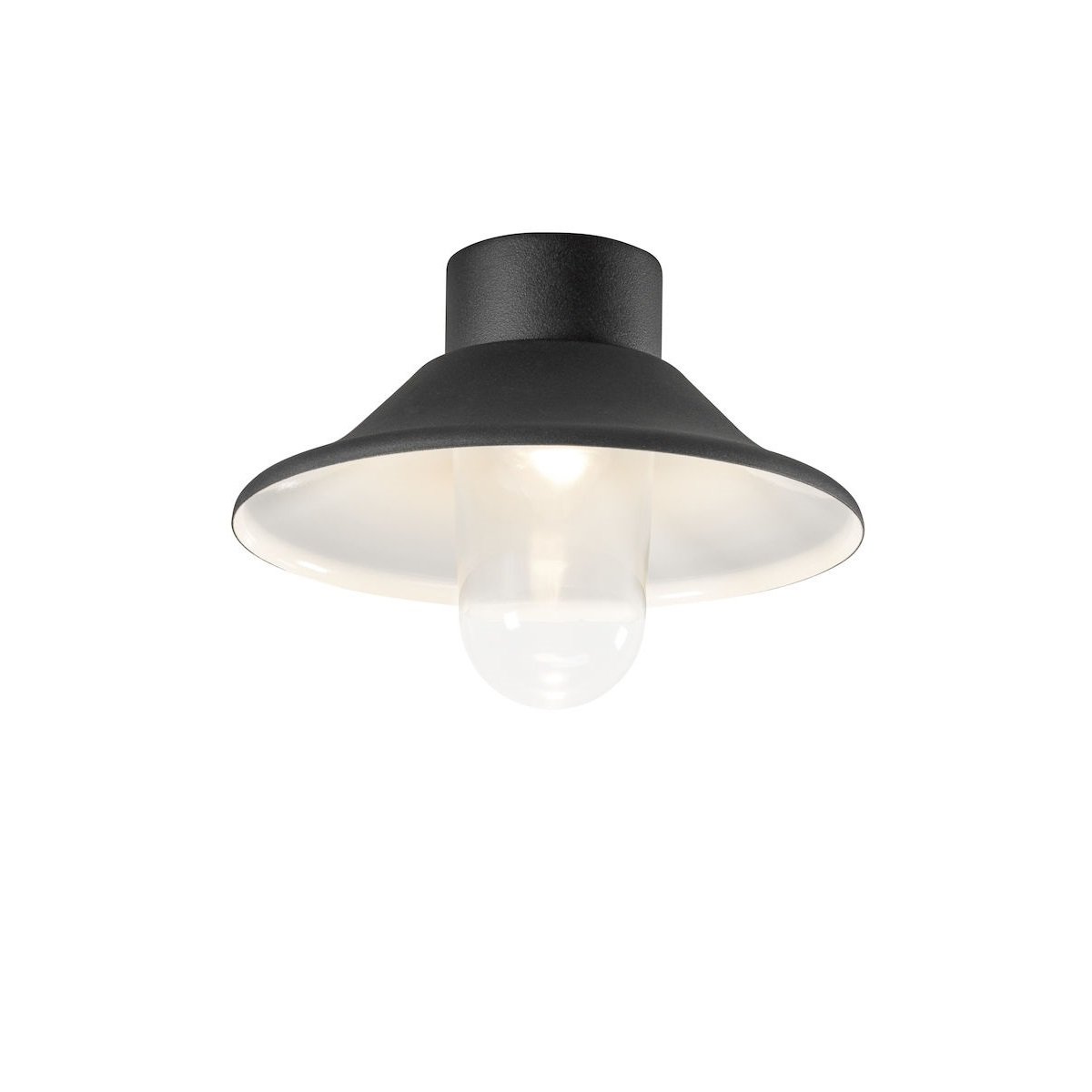 KONSTSMIDE 552-750 Au�endeckenleuchte Vega schwarz 3000K