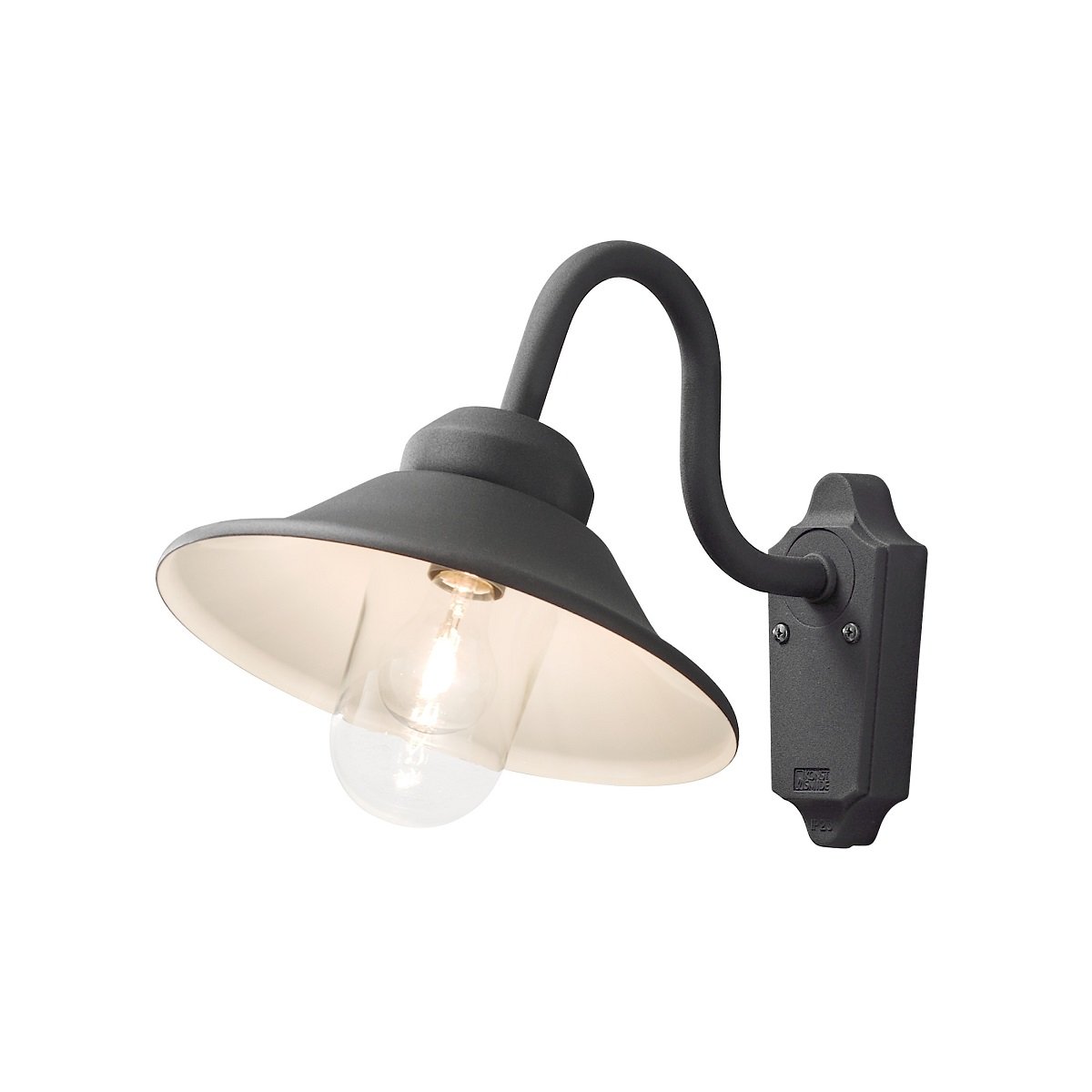 KONSTSMIDE 556-750 Wandleuchte Vega schwarz E27 up