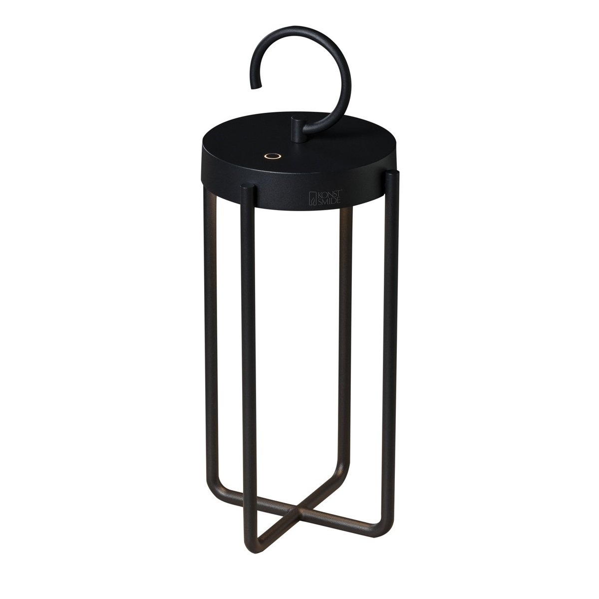 KONSTSMIDE 7820-750 USB Laterne Manorola schwarz 39cm dimmbar