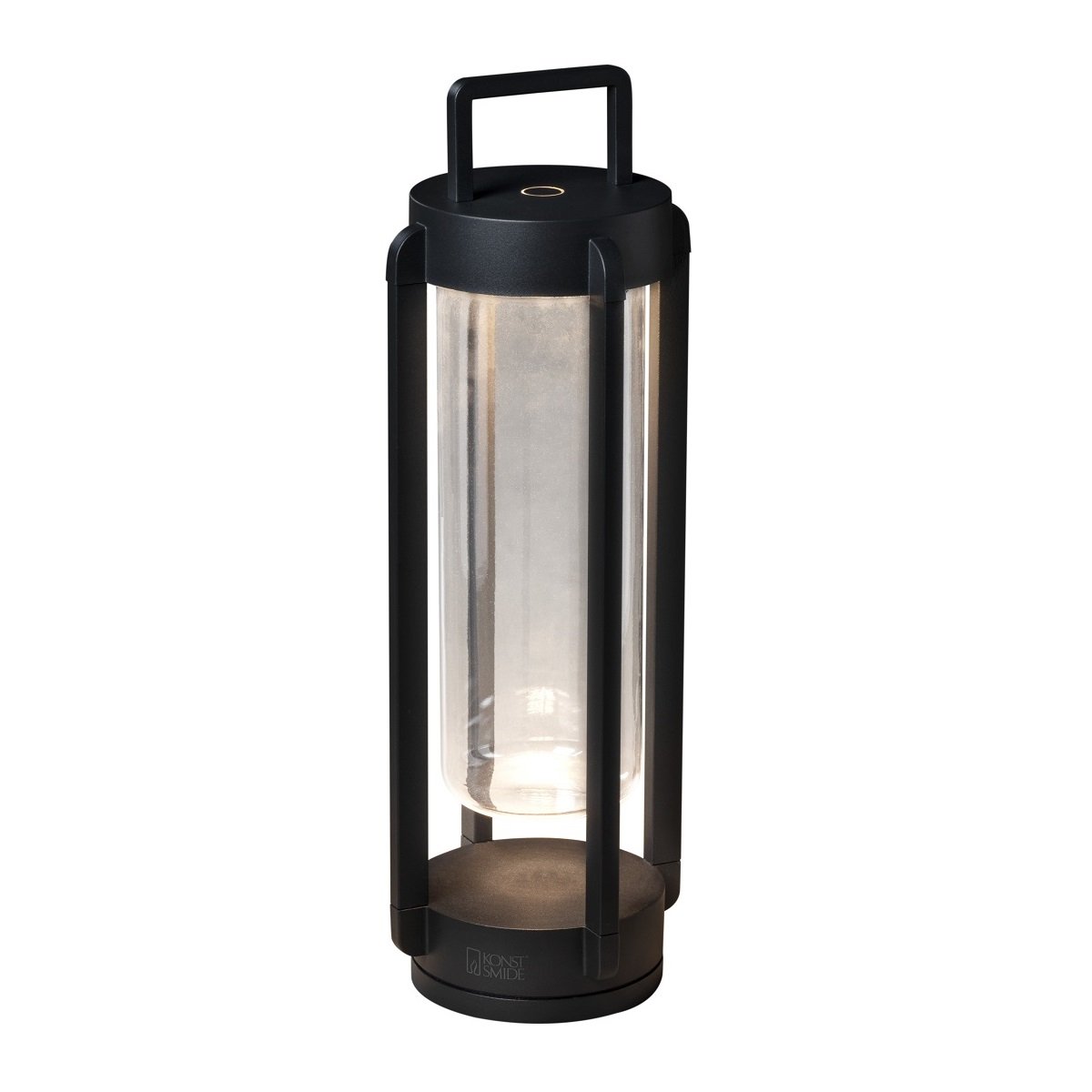 KONSTSMIDE 7823-750 USB Laterne Otranto schwarz 44cm dimmbar