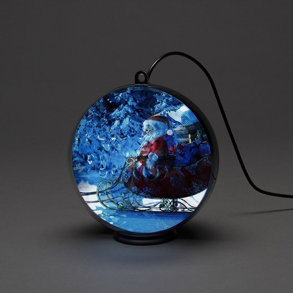 KONSTSMIDE No. 1560-700 3D Hologrammkugel Winterlandschaft 15cm -->  Leuchten & Lampen online kaufen im Shop