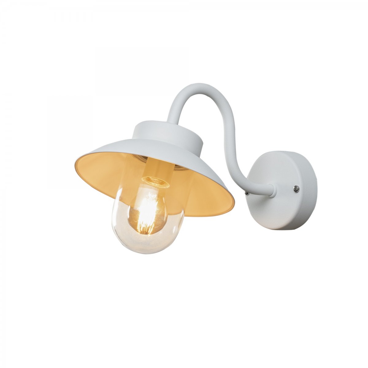KONSTSMIDE No. 417-250 Aussenwandleuchte Vega Mini 1-flammig E27 wei� IP44