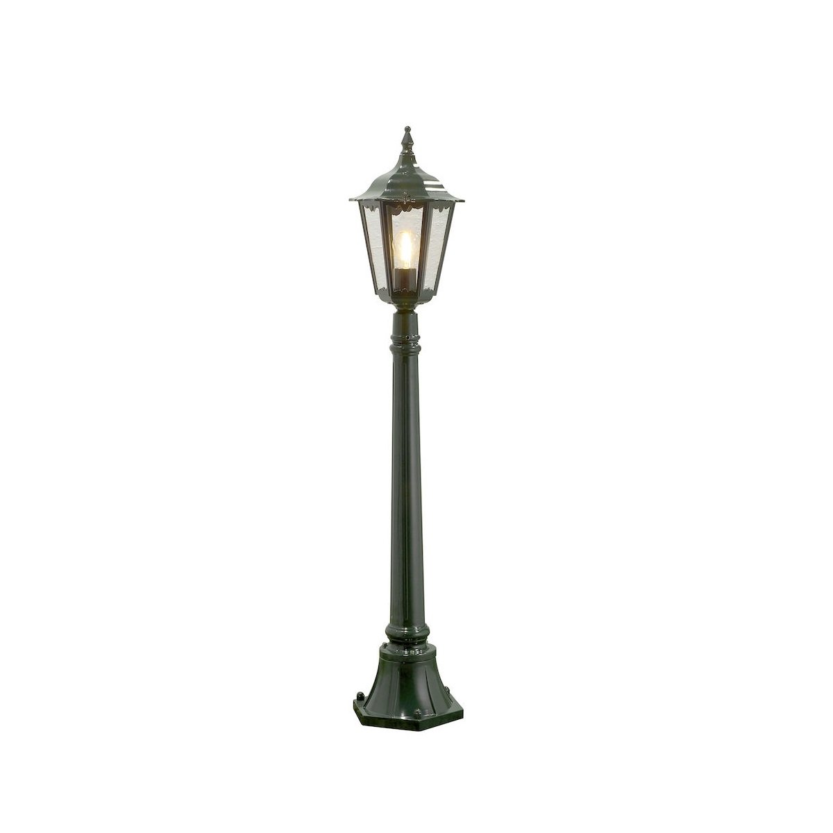 KONSTSMIDE No. 7215-600 Wegeleuchte Firenze E27 IP43 Alu Gr�n