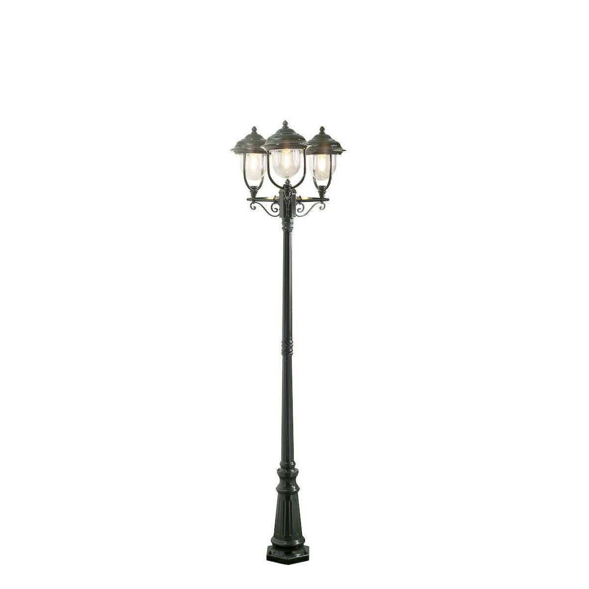 KONSTSMIDE No. 7227-600 Aussenstandleuchte Parma Alu Gr�n H 218 cm