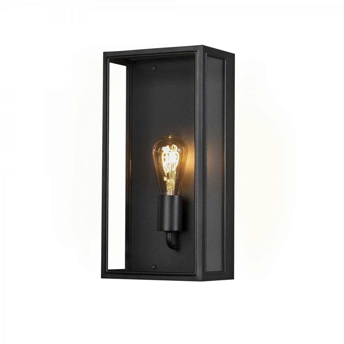 KONSTSMIDE No. 7349-750 Aussenwandleuchte Carpi gro� 1-flammig E27 schwarz IP44