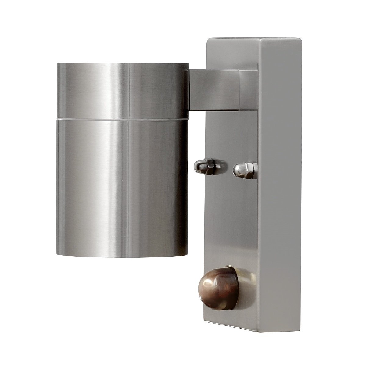 KONSTSMIDE No. 7541-000 Aussenwandleuchte Modena 1 x GU10 edelstahl IP44 Sensor