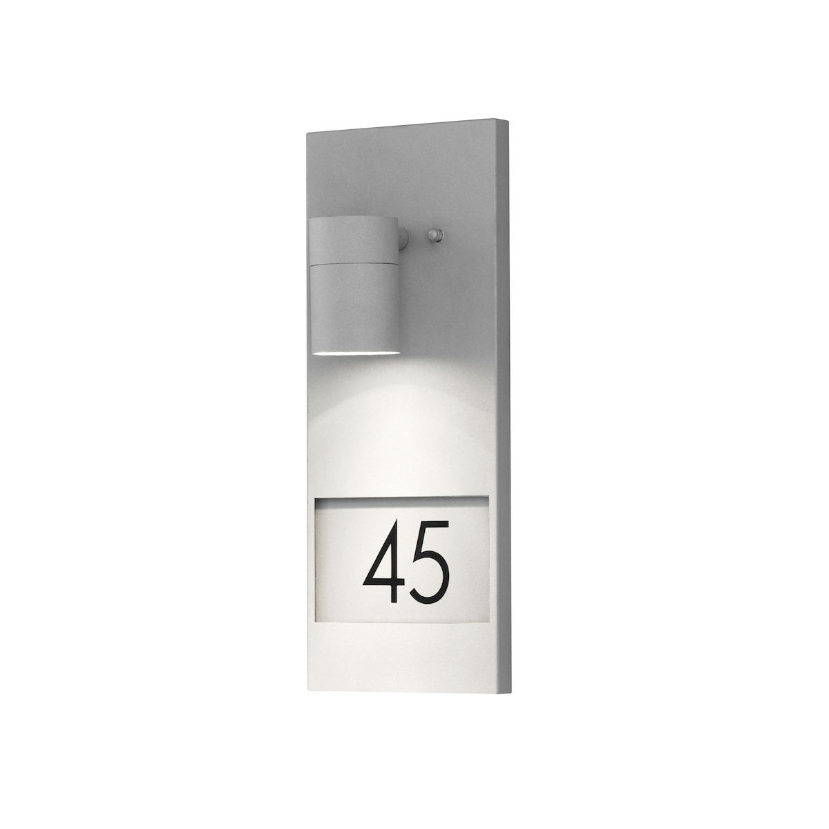 KONSTSMIDE No. 7655-300 Aussenwandleuchte Hausnummer Modena GU10 grau IP44