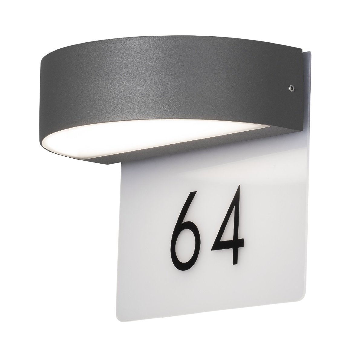 KONSTSMIDE No. 7855-370 Hausnummernleuchte Monza 2x High Power LED 3000 K anthrazit
