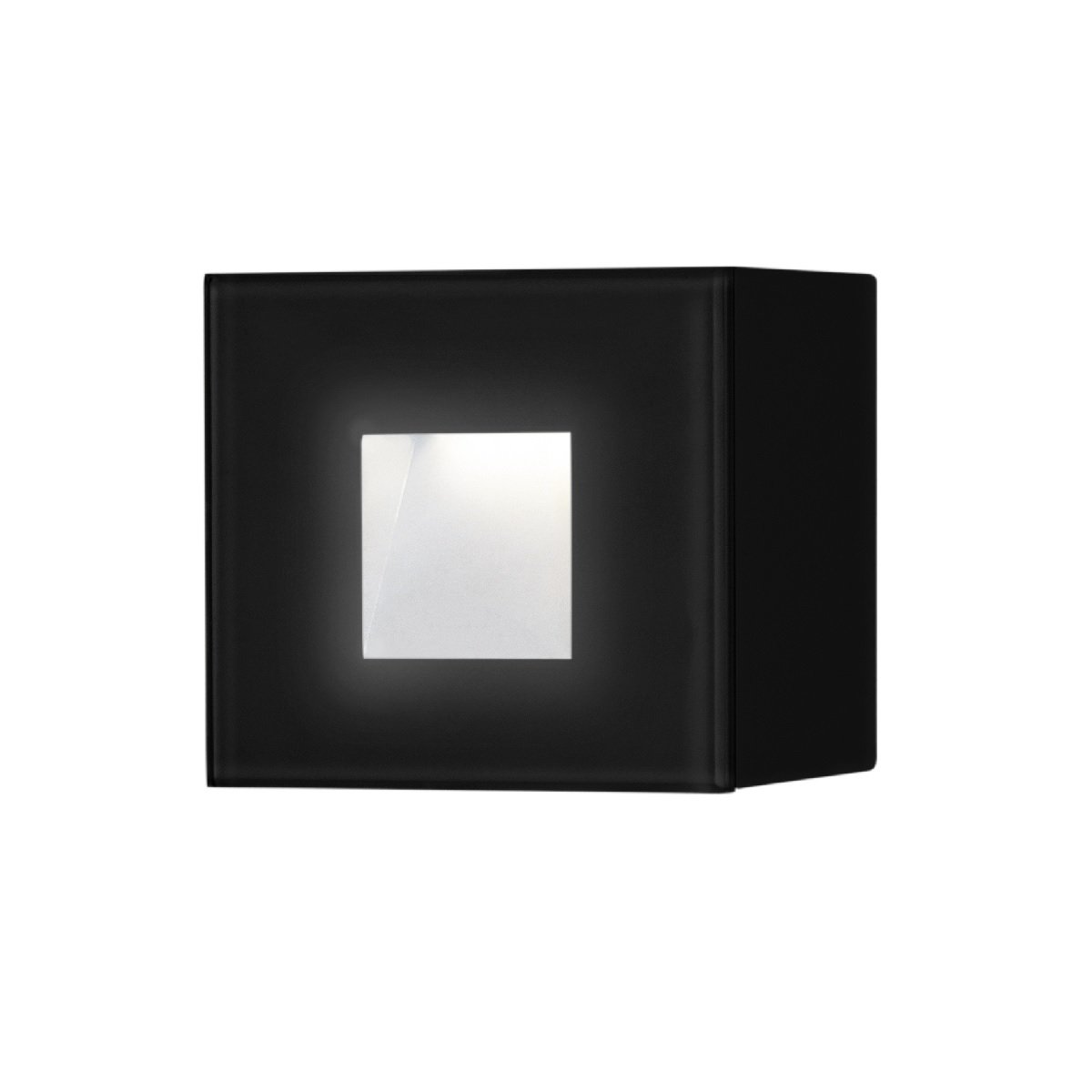 KONSTSMIDE No. 7864-750 Aussenwandleuchte Chieri klein rechteckig 1,5W High Power LED schwarz