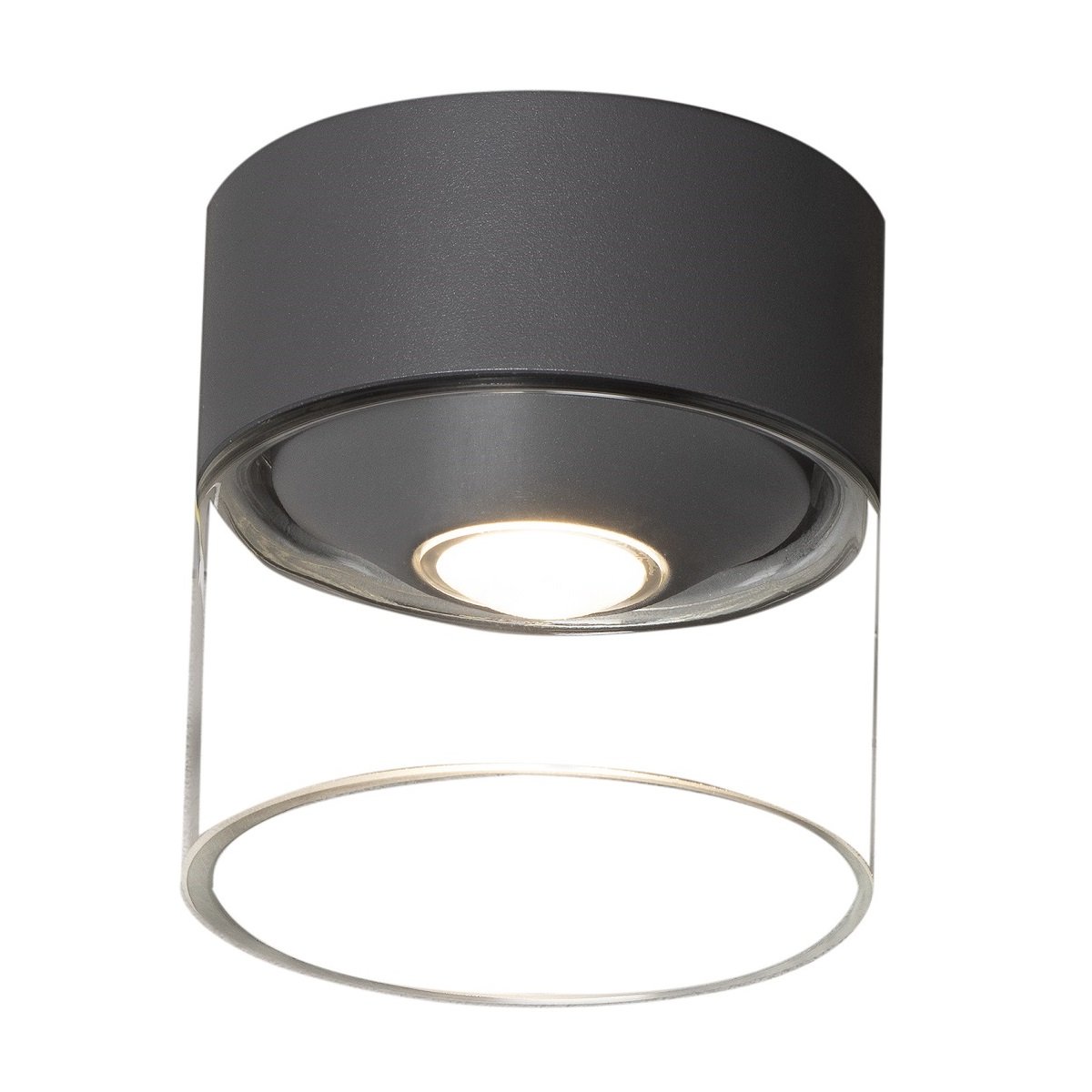 KONSTSMIDE No. 7883-370 LED Deckenleuchte Varese anthrazit 6W 3000K IP54