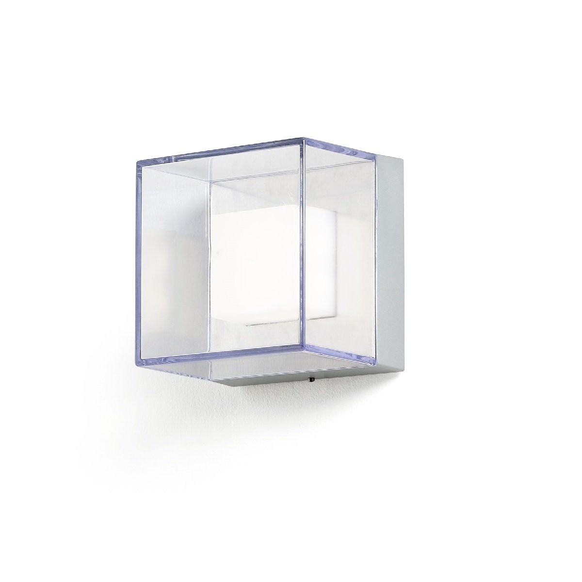 KONSTSMIDE No. 7924-310 Aussenwandleuchte Sanremo LED 3000 K grau 14x14 cm