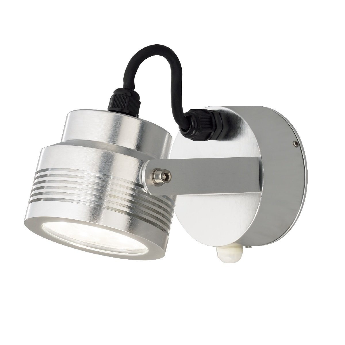 KONSTSMIDE No. 7942-310 Aussenwandleuchte Monza High Power LED 3000 K Alu mit Sensor