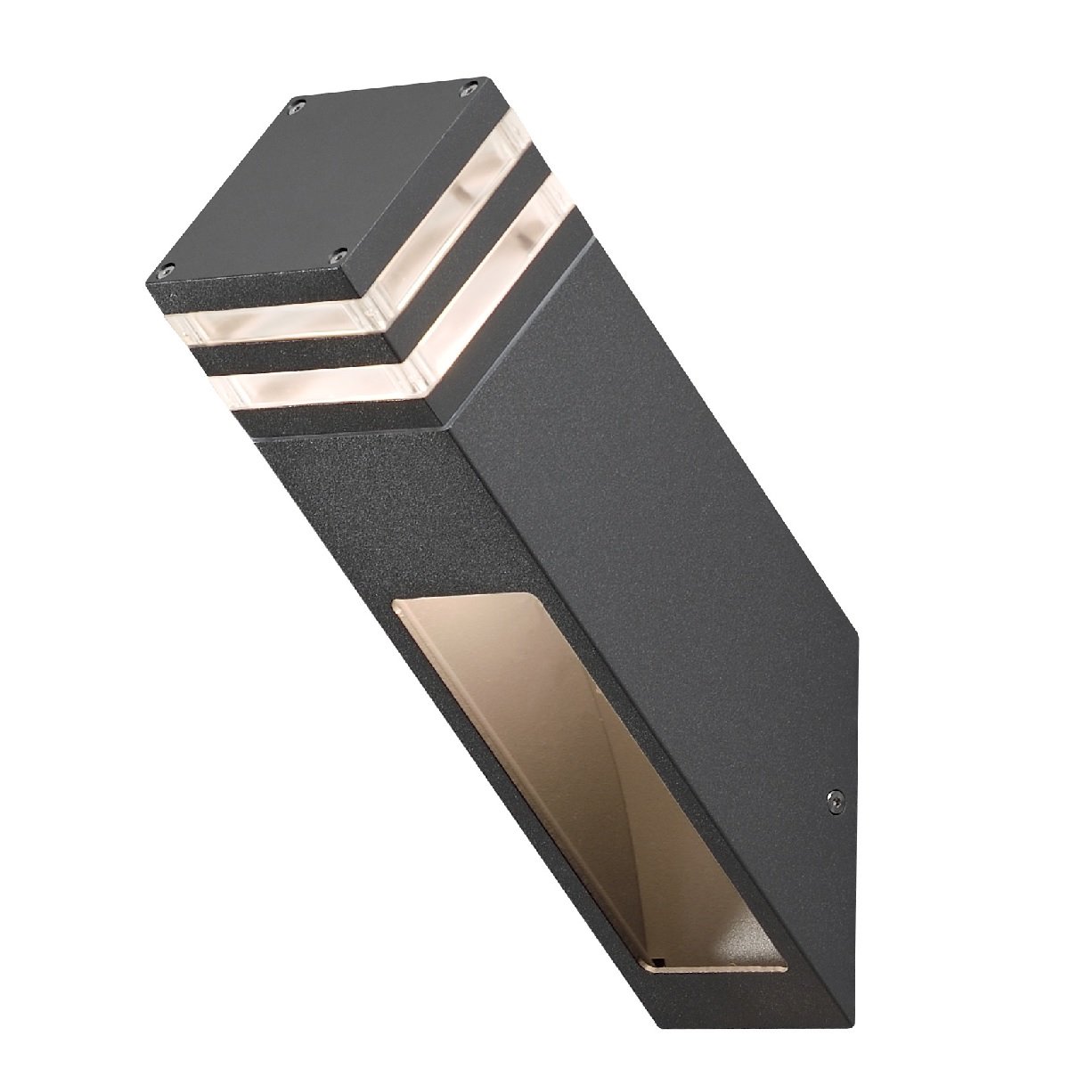KONSTSMIDE No. 7944-370 Aussenwandleuchte Massa 2x High Power LED 3000 K anthrazit