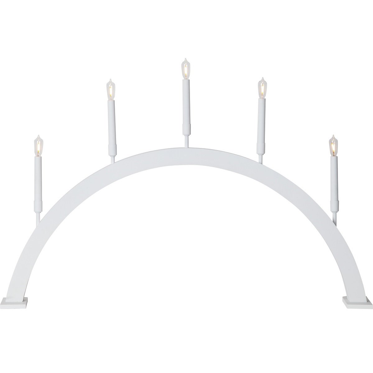 LED-Fensterleuchter Storm No. 644-45 wei� 5-flammig 89x59cm