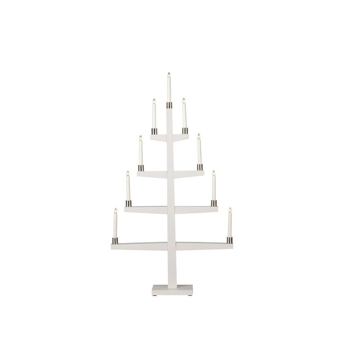 LED-Fensterleuchter Tall 9-flammig wei� Nr. 259-48