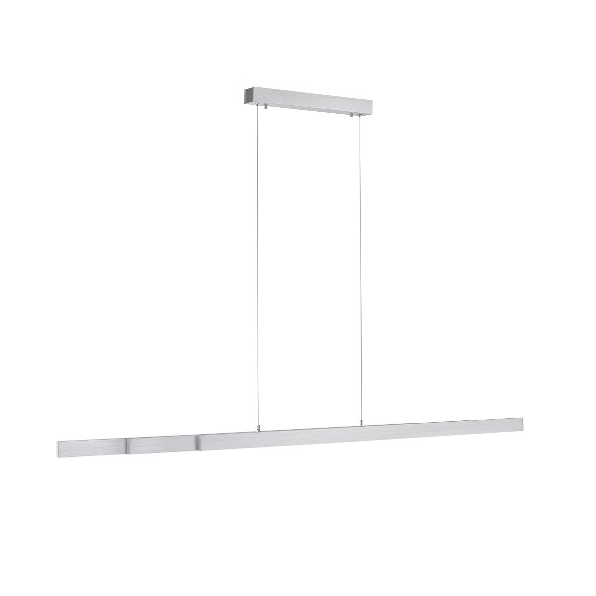 Leuchten Direkt 11660-95 LED Pendelleuchte Luzi aluminiumfarben ausziehbar
