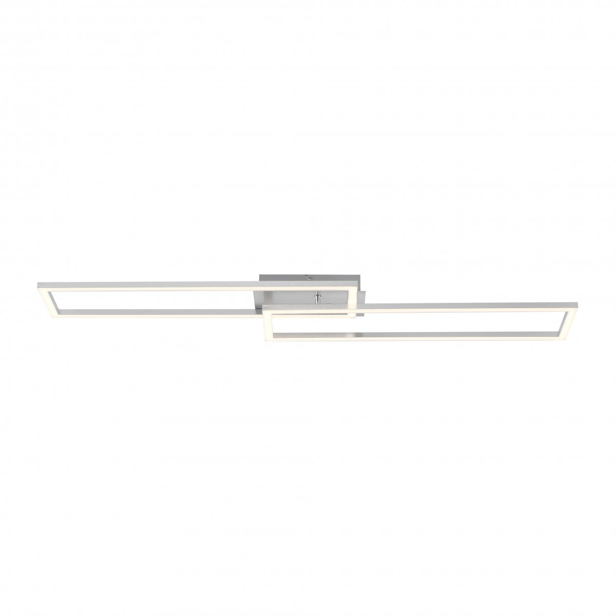 Leuchten Direkt 14691-55 IVEN LED Deckenleuchte silberfarben 3 Step Dim 102x20cm