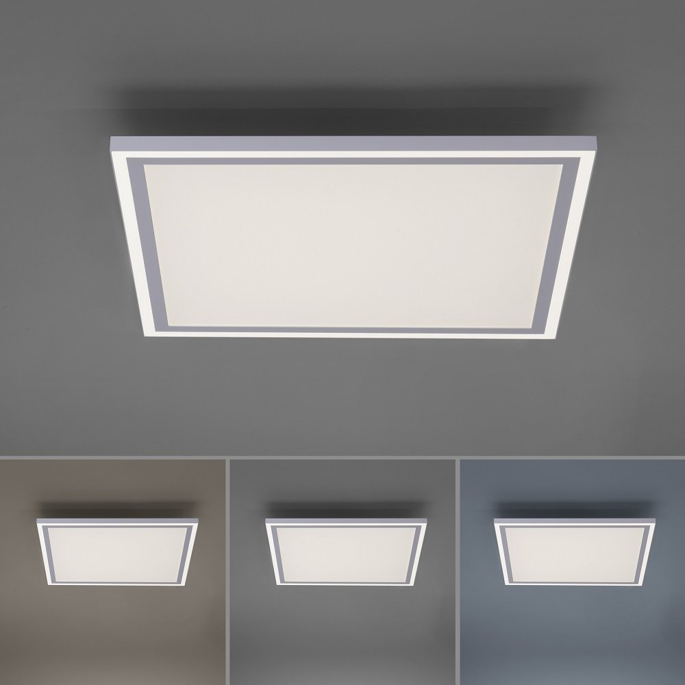 Leuchten Direkt 14851-16 LED Panel Edging 46x46cm weiß eckig --> Leuchten &  Lampen online kaufen im Shop