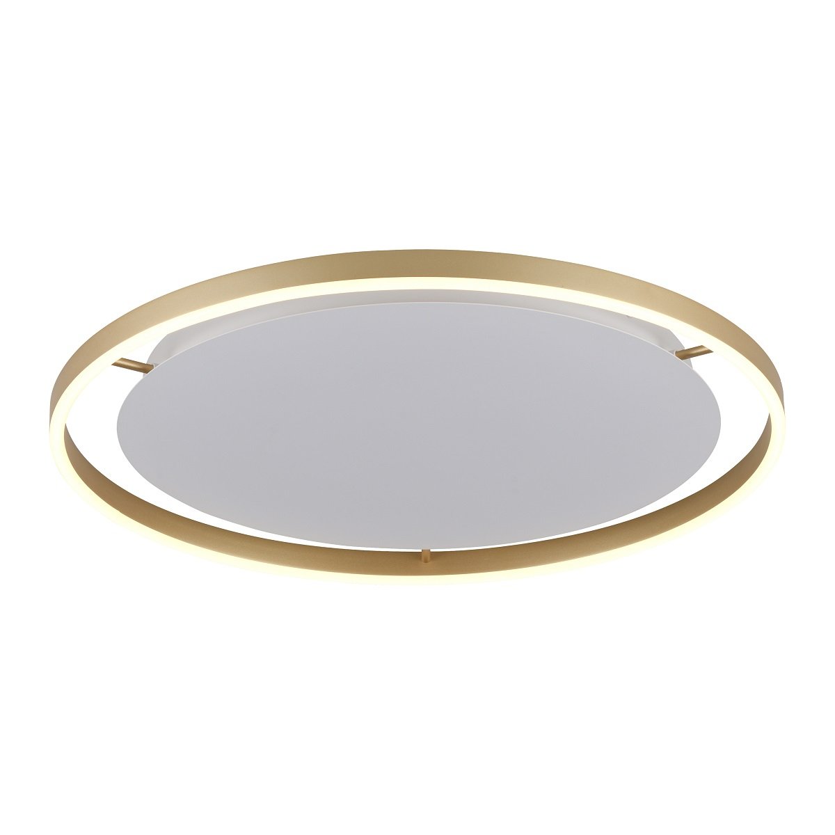 Leuchten Direkt 15392-60 RITUS LED Deckenleuchte Messing Matt rund 60cm