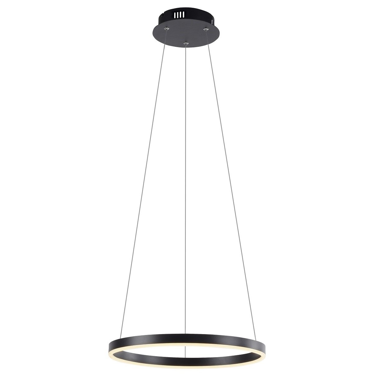 Leuchten Direkt 15393-13 RITUS LED Pendelleuchte Anthrazit rund 40cm dimmbar