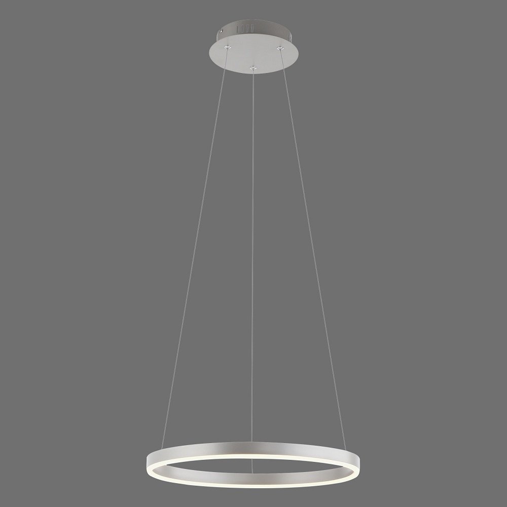 Leuchten Direkt 15393-95 RITUS LED Pendelleuchte Aluminium rund 40cm dimmbar  --> Leuchten & Lampen online kaufen im
