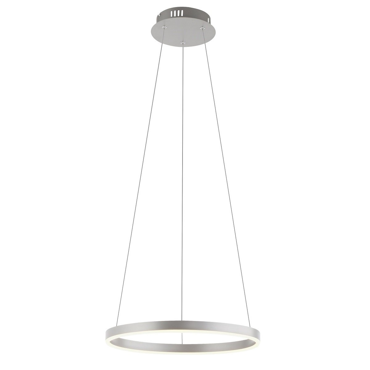 Leuchten Direkt 15393-95 RITUS LED Pendelleuchte Aluminium rund 40cm dimmbar