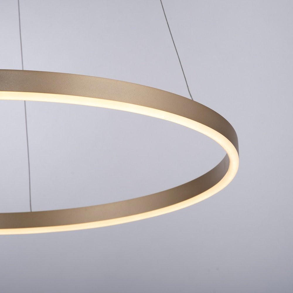 Led Pendelleuchte Dimmbar Stufenlos Hohenverstellbar Rund