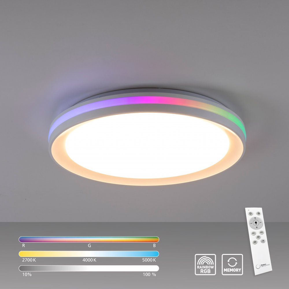 Leuchten Direkt Rainbow RGB flach Shop Leuchten --> & online Deckenleuchte LED im CCT kaufen 15544-16 Lampen RIBBON