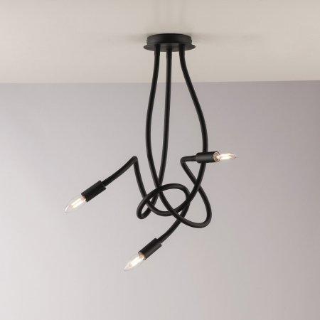 Luce Design Lover 3 schwarz Deckenleuchte 3-flammig ECO Light --> Leuchten  & Lampen online kaufen » Beleuchtung für