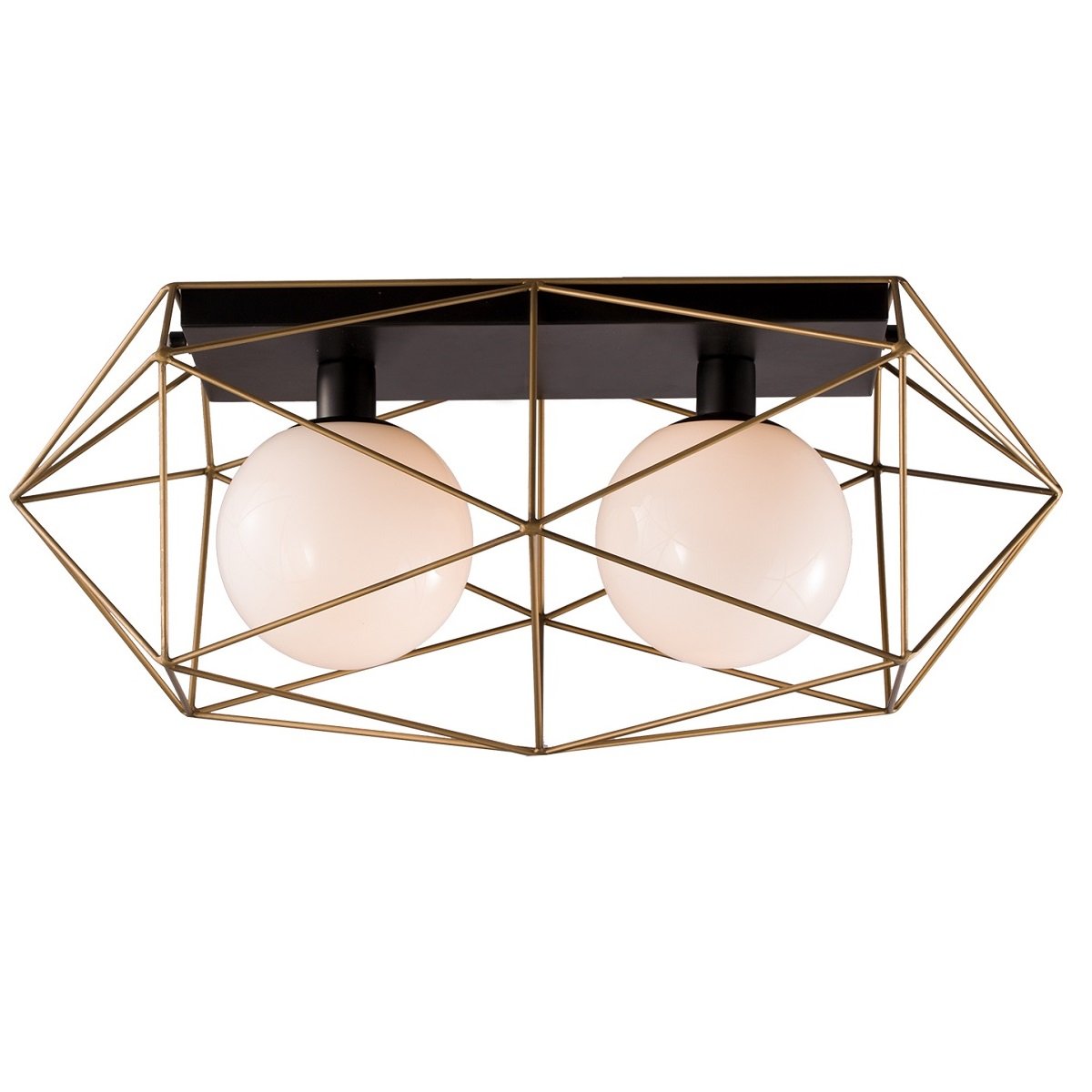 Luce Ambiente Design Abraxas PL2 ORO Deckenleuchte 2-flammig