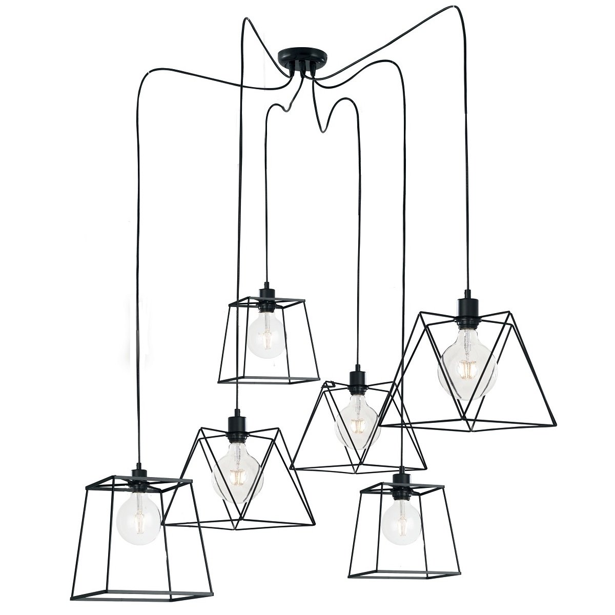 Luce Ambiente Design Brooklyn S6 Pendelleuchte 6-flammig