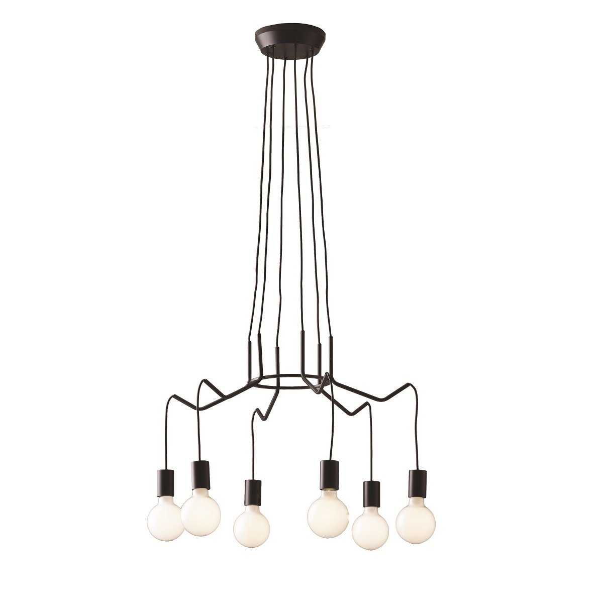 Luce Ambiente Design Habitat S6 NER Pendelleuchte 6-flammig