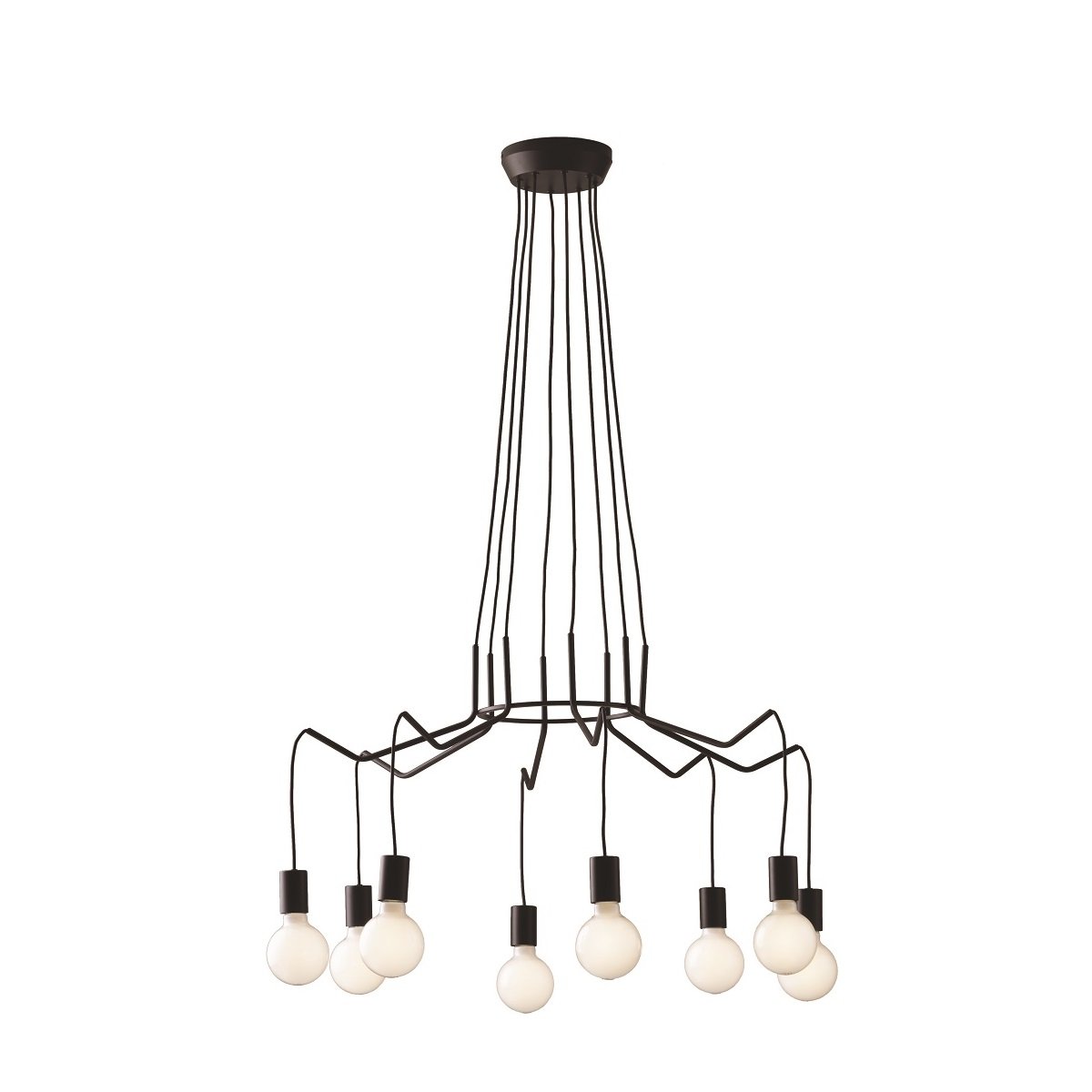 Luce Ambiente Design Habitat S8 NER Pendelleuchte 8-flammig