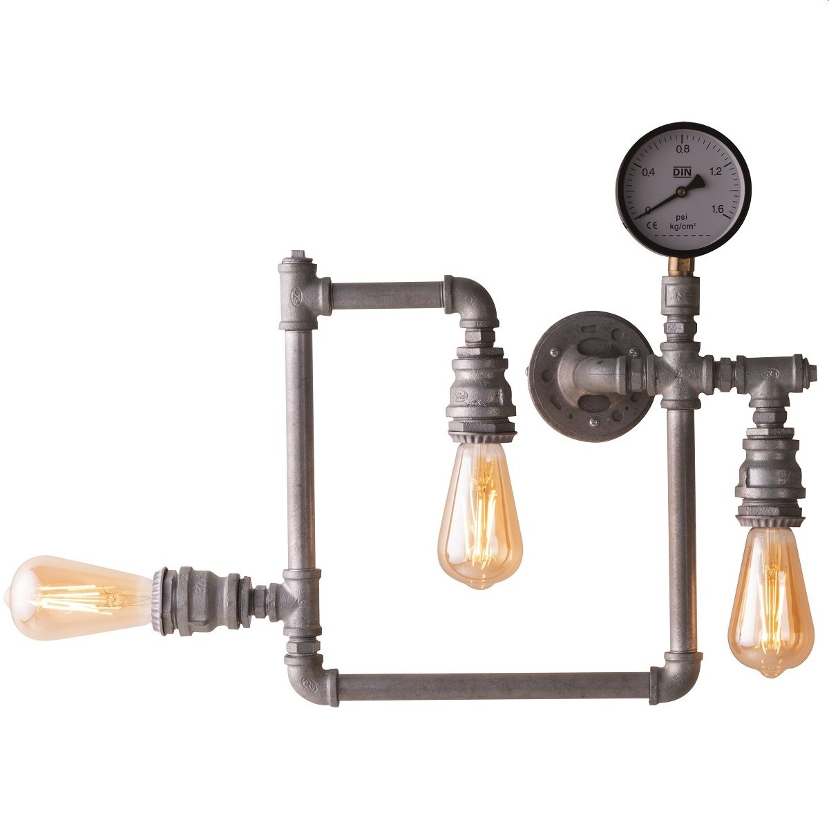 Luce Design Amarcord PL3 ZN Wandleuchte 3-flammig ECO Light zink -->  Leuchten & Lampen online kaufen im Shop