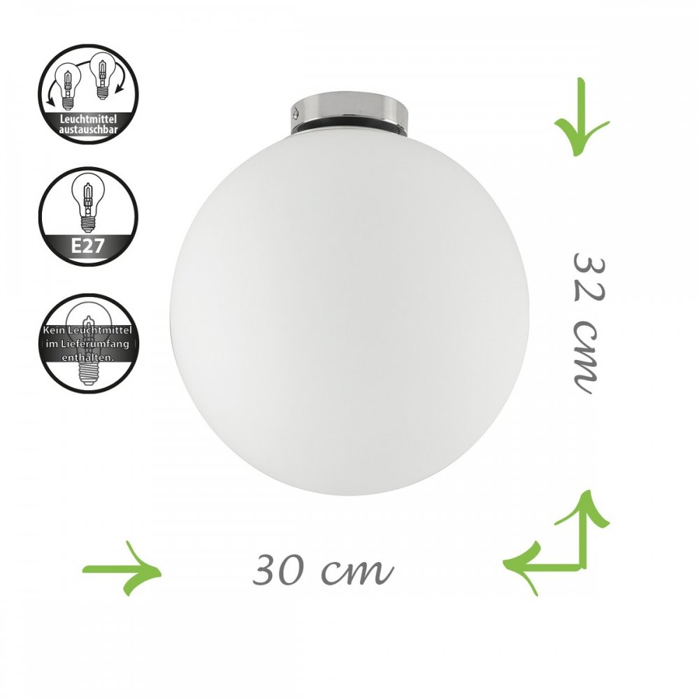 Luce Design City Lamp PL30 BCO Deckenleuchte 30cm 1-flammig ECO Light -->  Leuchten & Lampen online kaufen » Beleuchtung