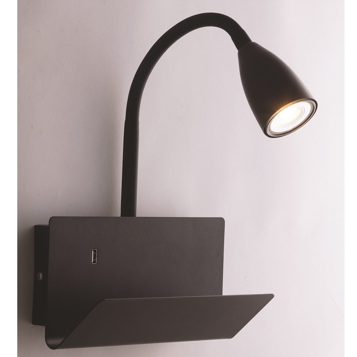 Luce Design Gulp AP NER Wandleuchte 1-flammig ECO Light schwarz -->  Leuchten & Lampen online kaufen im Shop