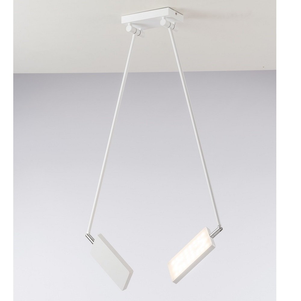 Luce Design LED Book PL BCO Deckenleuchte 2-flammig ECO Light --> Leuchten  & Lampen online kaufen im Shop